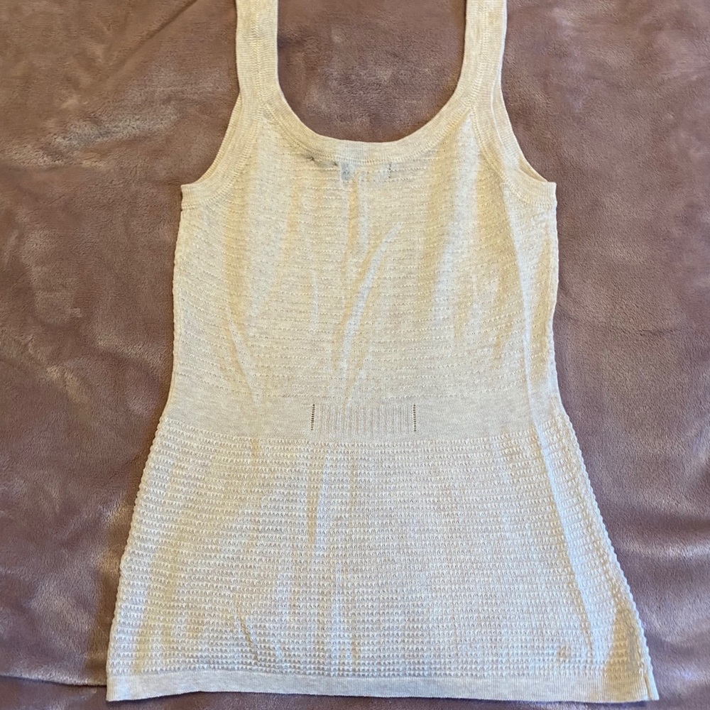 Cream tank top